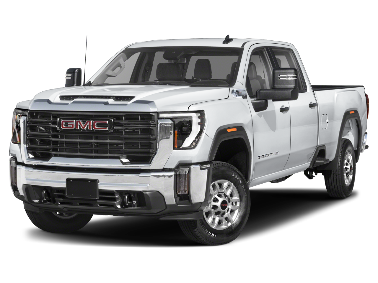2026 GMC Sierra 2500 HD Pro in Summit White — front three-quarter view