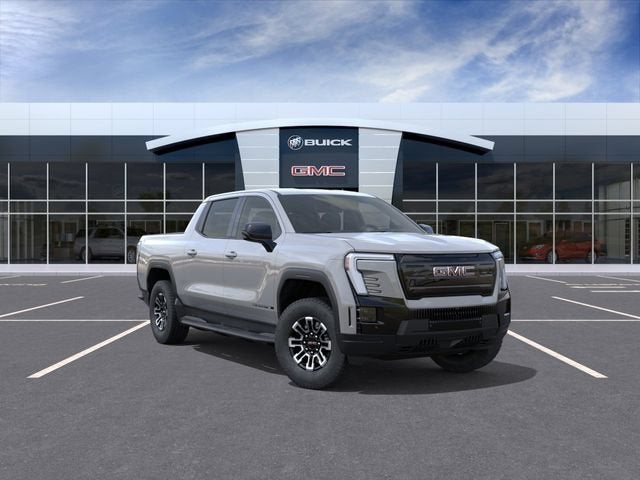 2026 GMC Sierra EV Elevation Standard Range in Thunderstorm Gray — front three-quarter view