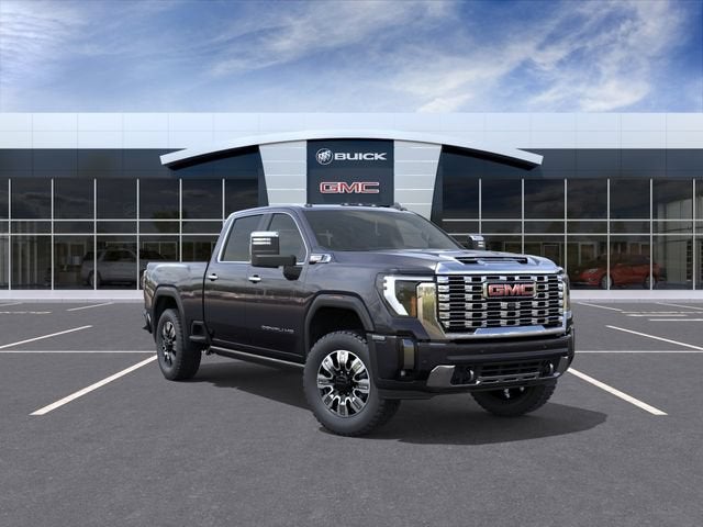 2026 GMC Sierra 2500 HD Denali in Titanium Rush Metallic — front three-quarter view