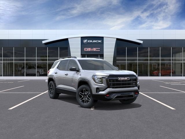 2026 GMC Terrain AT4 in Sterling Metallic — front three-quarter view